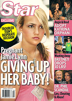 Illustration for article titled This Week In Tabloids: Juno Lynn Spears Is Giving Up Her Baby